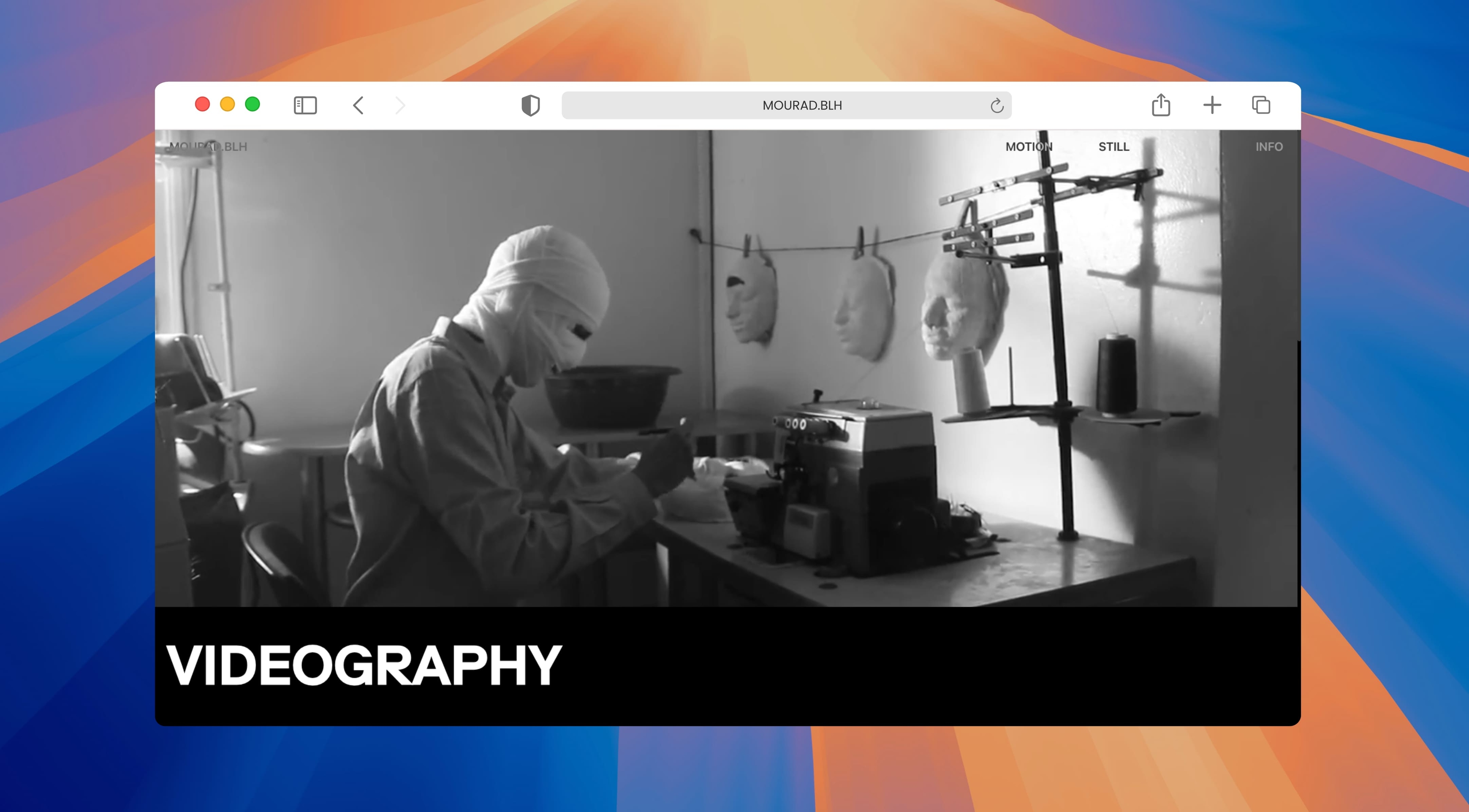 Portfolio for an Artist